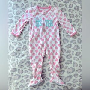 Pink Heart Kids Onesie